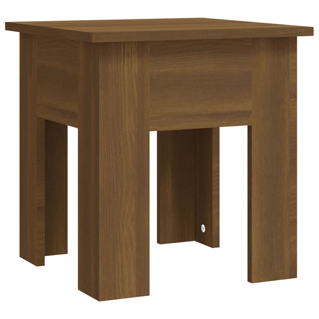 Stolić za kavu smeđa boja hrasta 40x40x42 cm konstruirano drvo