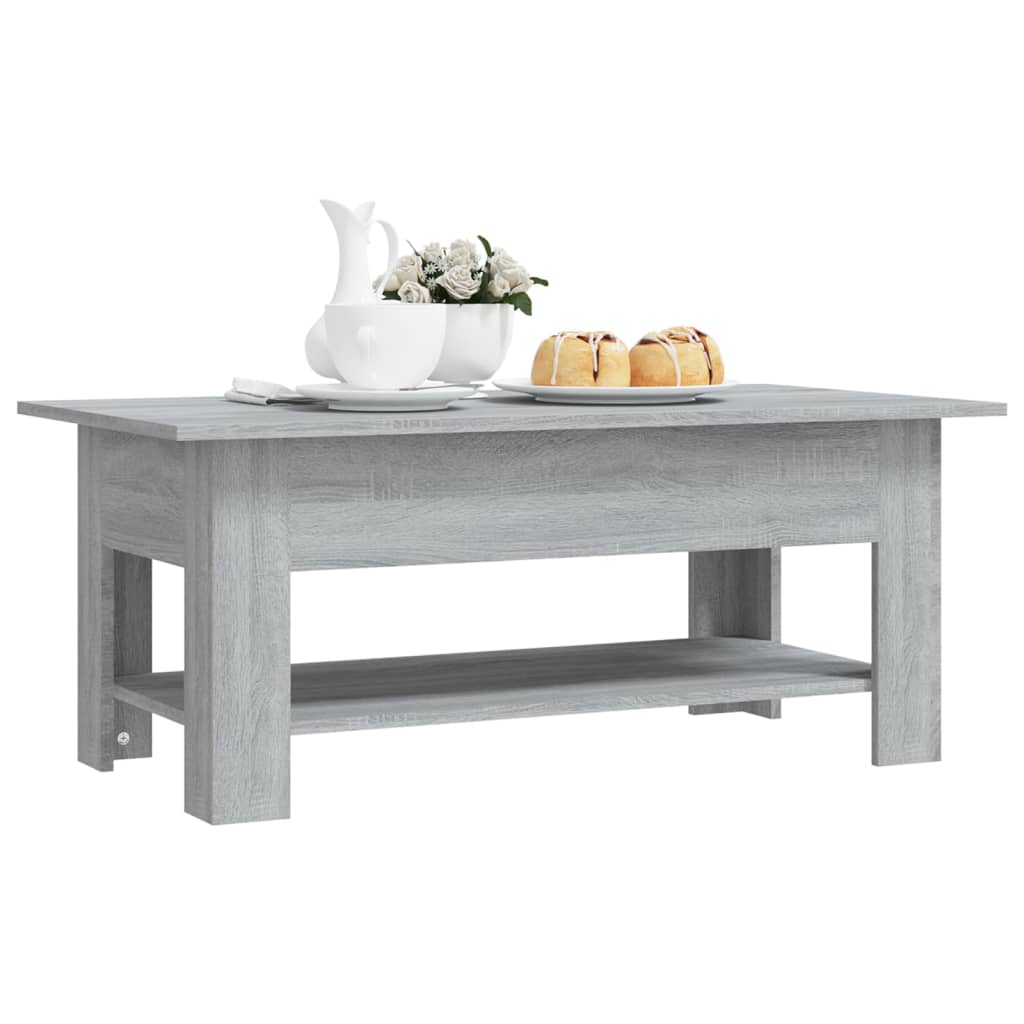 Stolić za kavu boja hrasta 102x55x42 cm konstruirano drvo