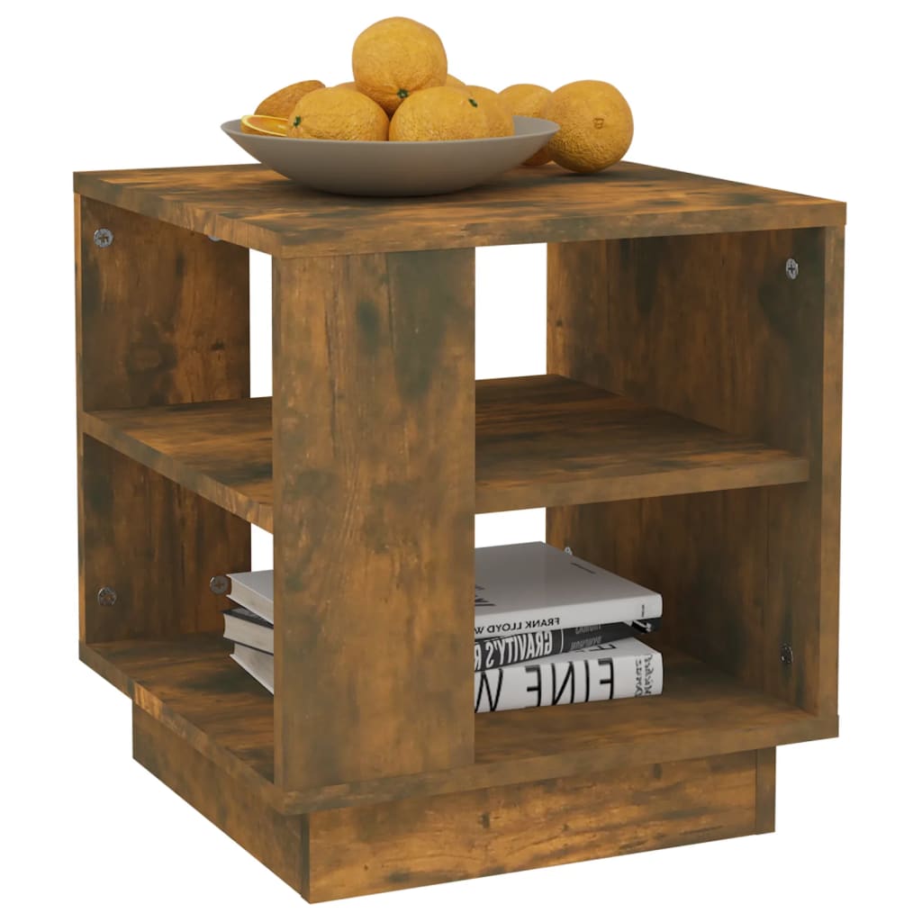 Stolić za kavu boja hrasta 40 x 40 x 43 cm konstruirano drvo