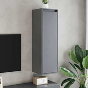 Zidni ormarići 2 kom sivi 30 x 30 x 100 cm od masivne borovine