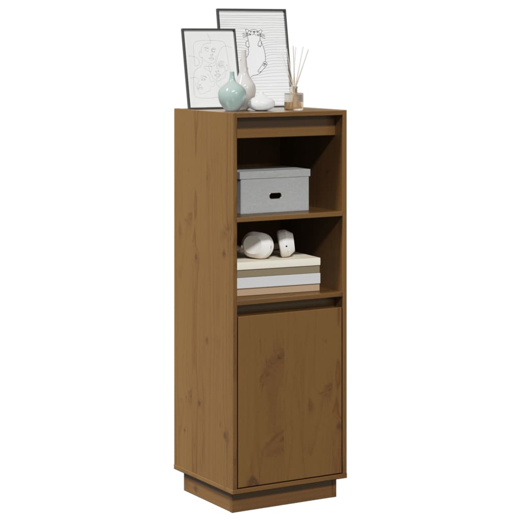 Visoka komoda boja meda 37 x 34 x 110 cm od masivne borovine
