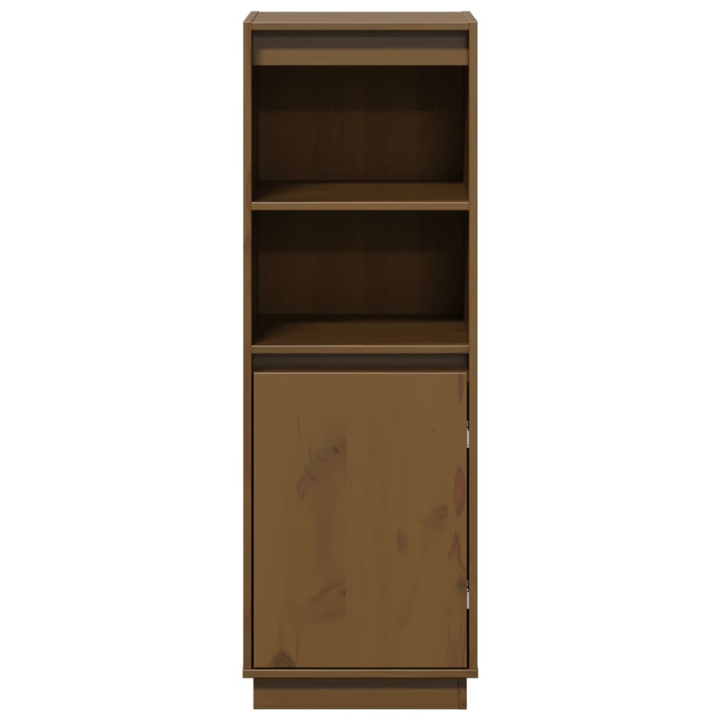 Visoka komoda boja meda 37 x 34 x 110 cm od masivne borovine
