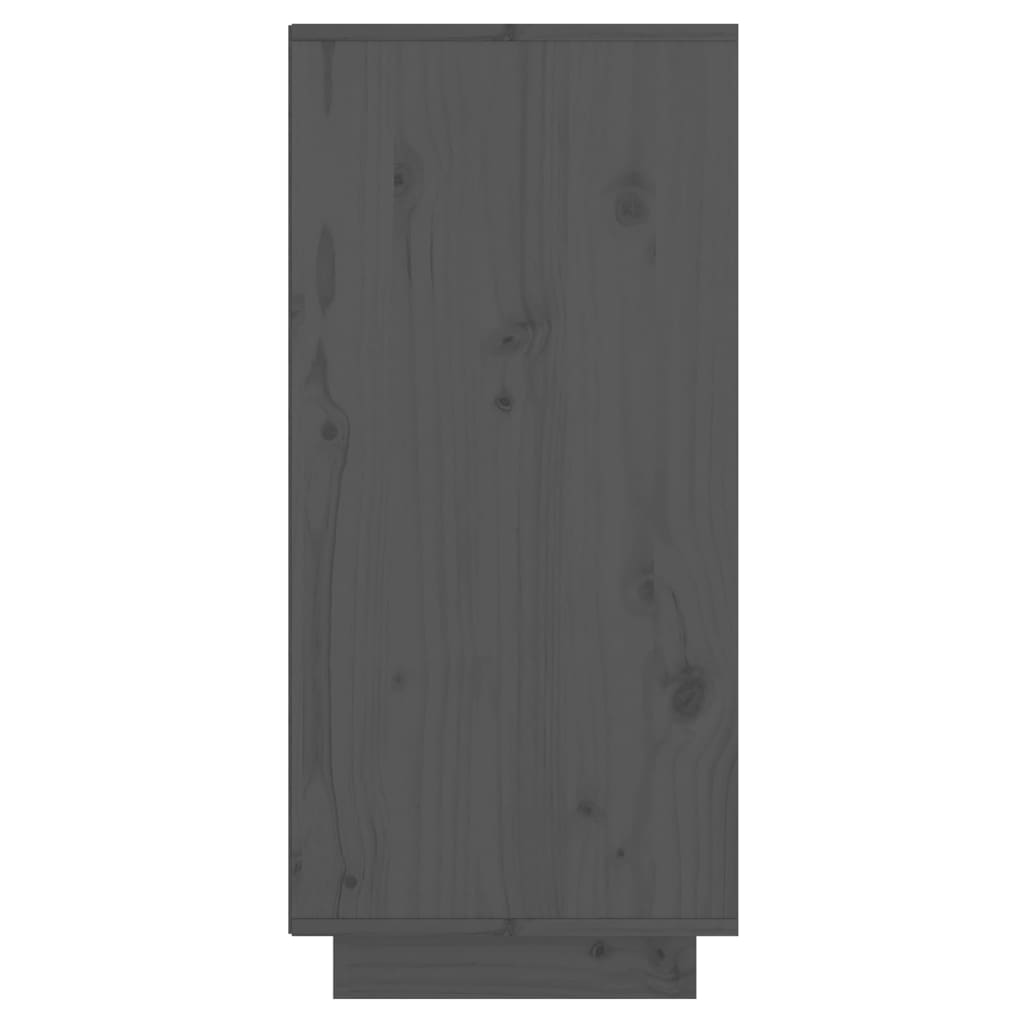 Komoda siva 60 x 34 x 75 cm od masivne borovine