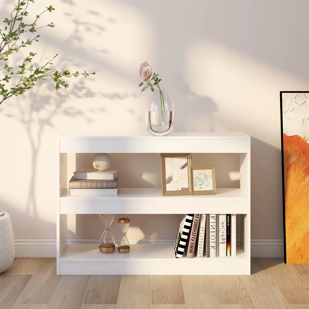 Ormarić za knjige / sobna pregrada bijeli 100 x 30 x 72 cm