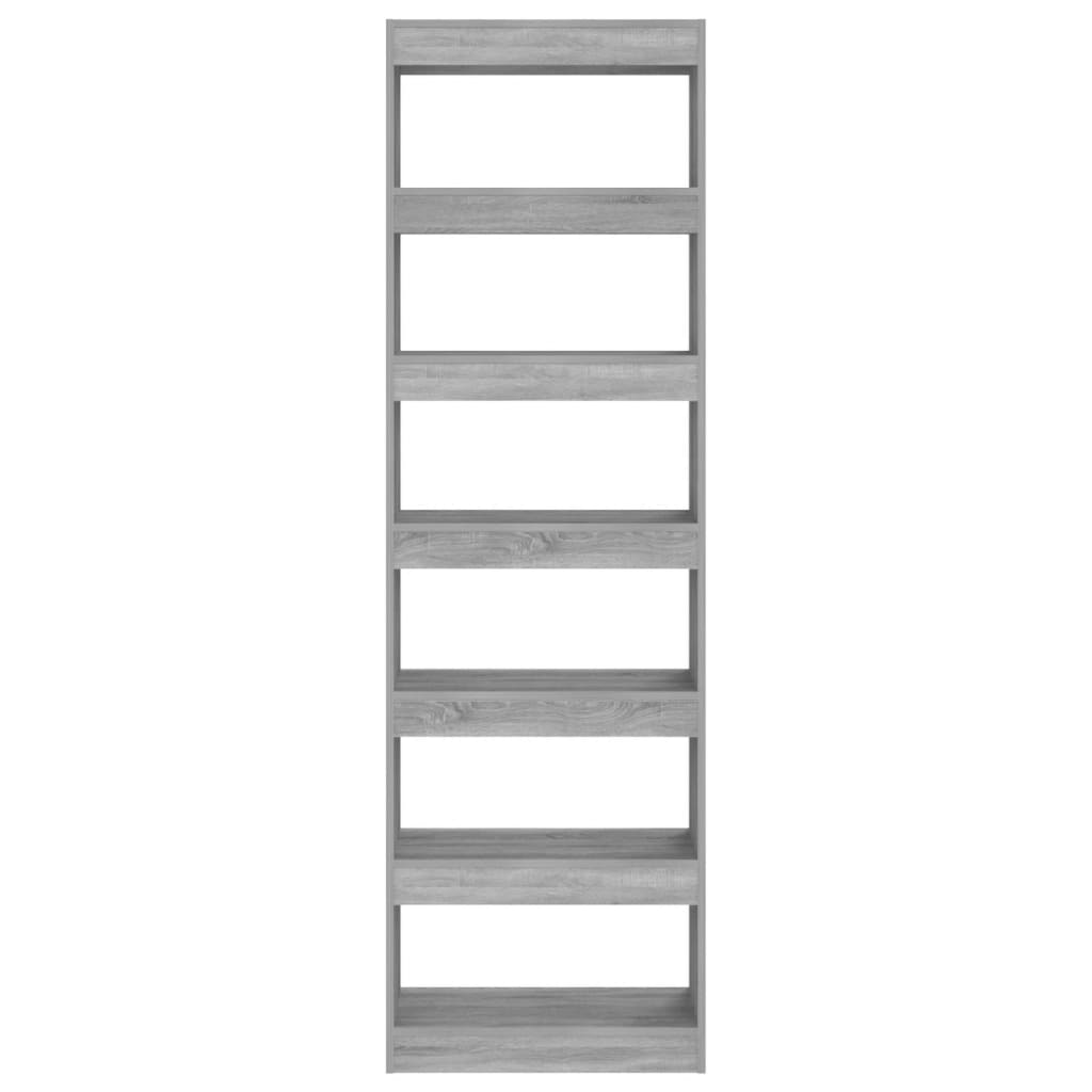 Ormarić za knjige / pregrada boja hrasta sonome 60x30x198 cm