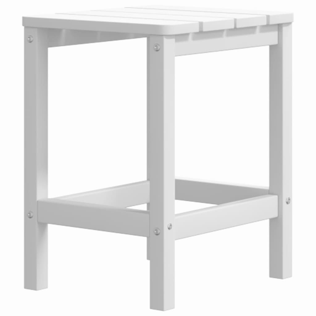 Vrtne stolice Adirondack sa stolićem HDPE bijele