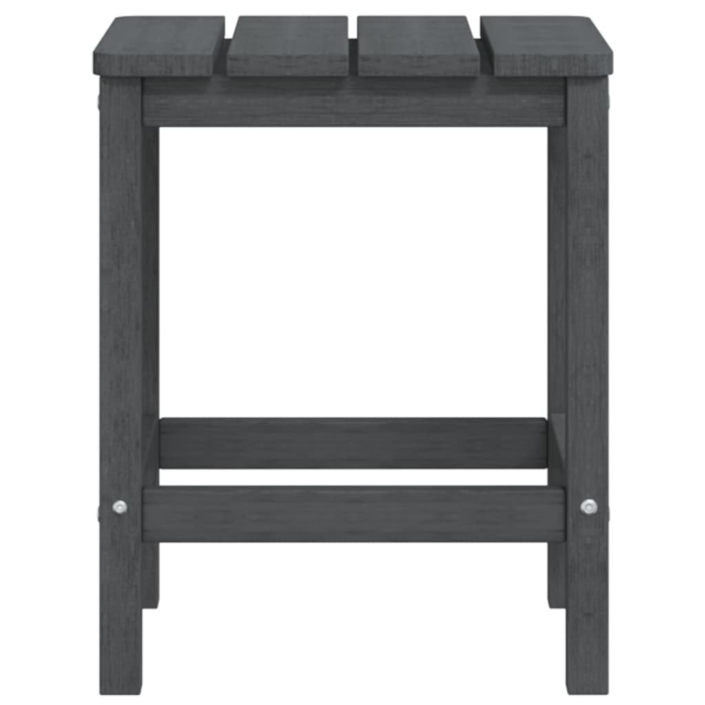 Vrtne stolice Adirondack sa stolićem HDPE antracit