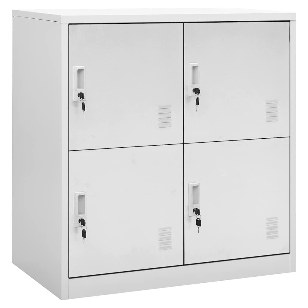 Ormarići s ključem 5 kom svjetlosivi 90 x 45 x 92,5 cm čelični