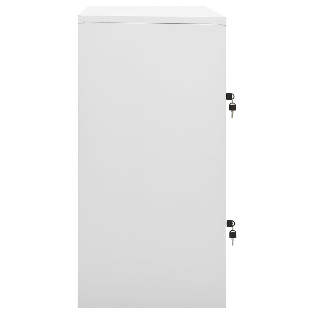 Ormarići s ključem 5 kom svjetlosivi/plavi 90x45x92,5 cm čelik