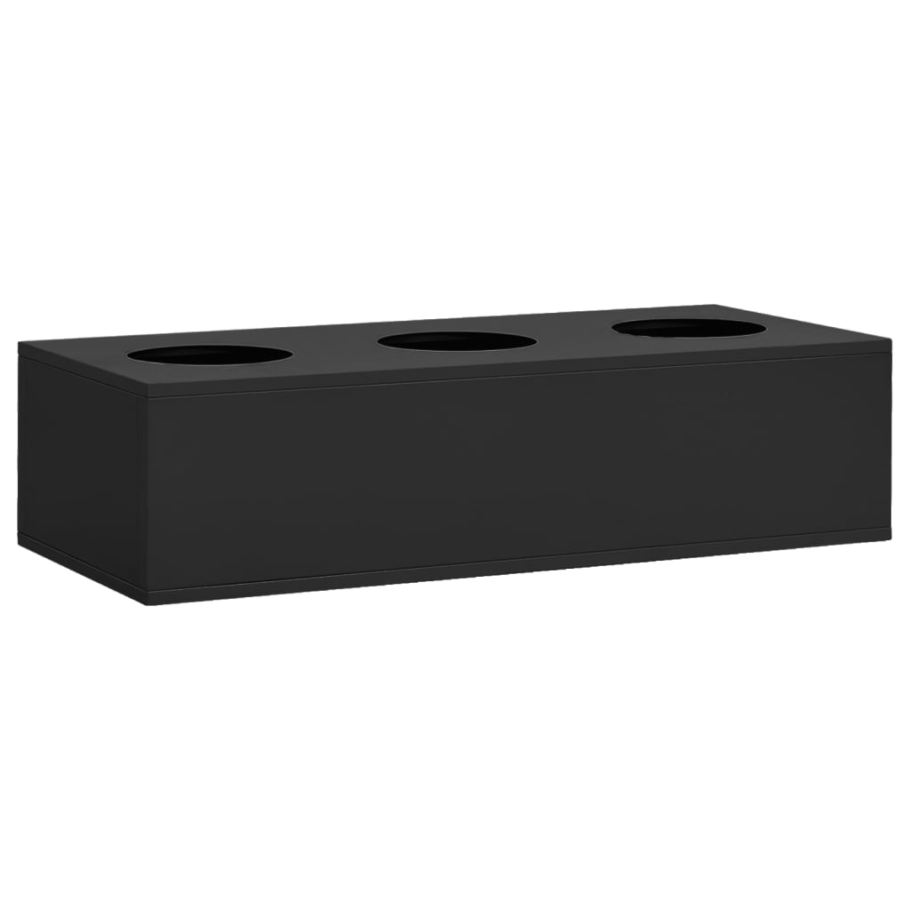 Uredski ormarić sa sadilicom antracit 90 x 40 x 125 cm čelični