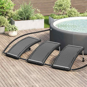 Zakrivljeni solarni paneli za grijanje bazena 3 kom 110 x 65 cm