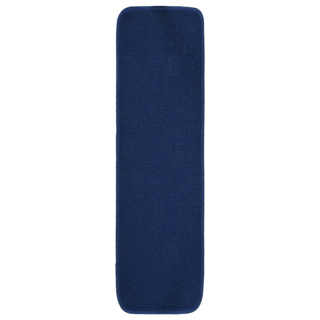 Protuklizni otirači za stepenice 15 kom 75 x 20 cm modri