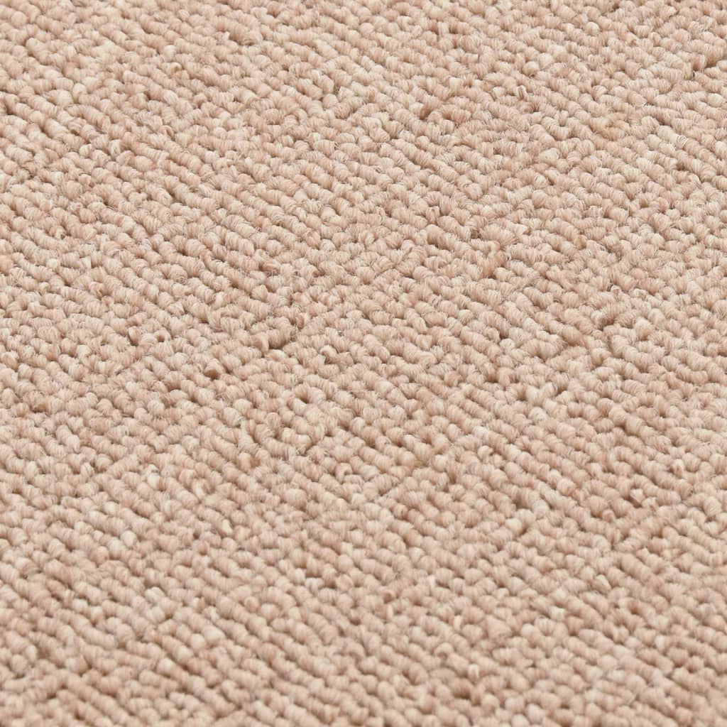 Protuklizni otirači za stepenice 15 kom 75x20 cm bež pravokutni