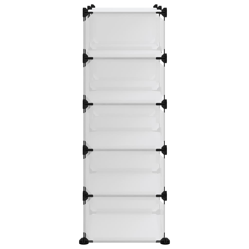 Stalak za cipele prozirni 84 x 32 x 88,5 cm PP