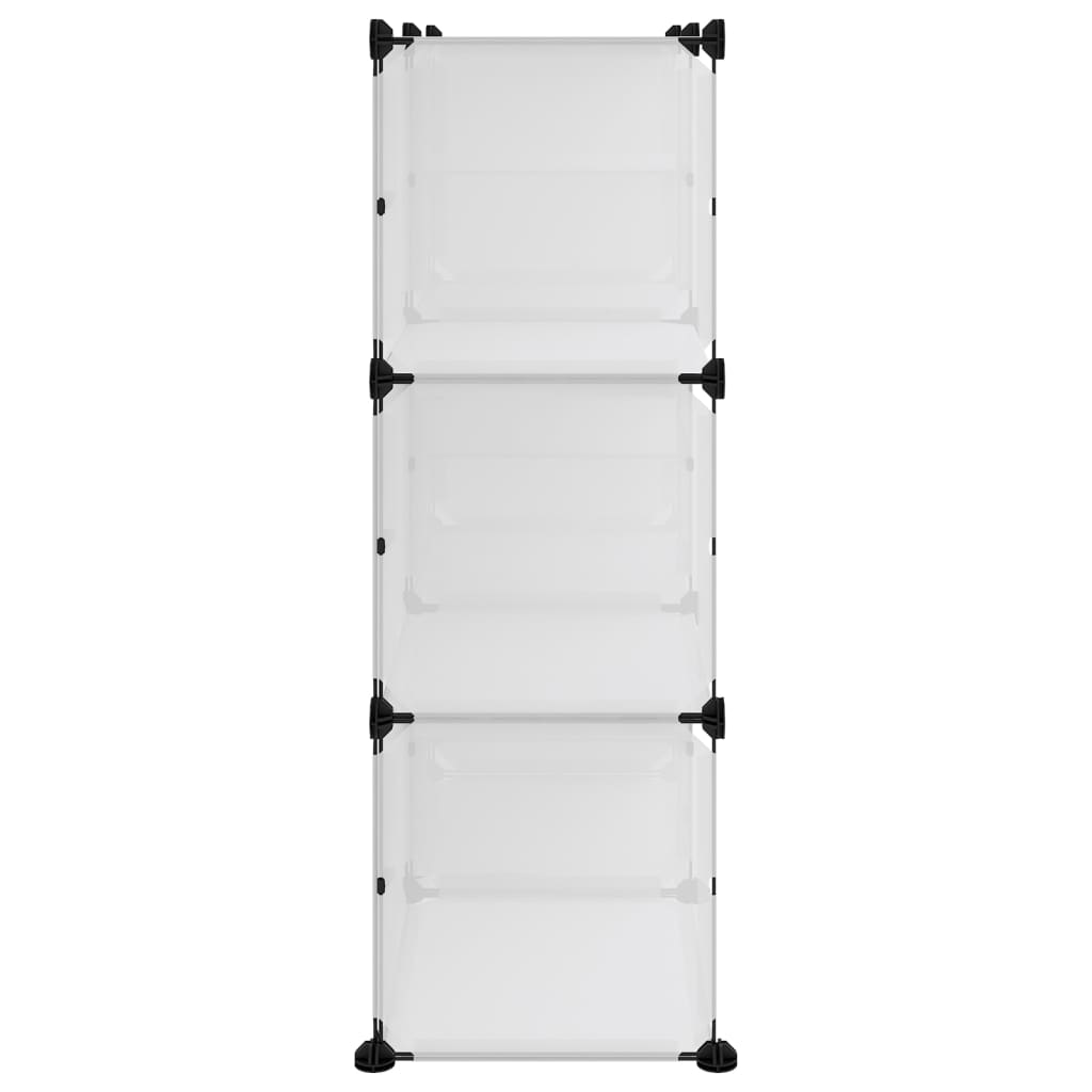 Stalak za cipele prozirni 84 x 31,5 x 93 cm PP
