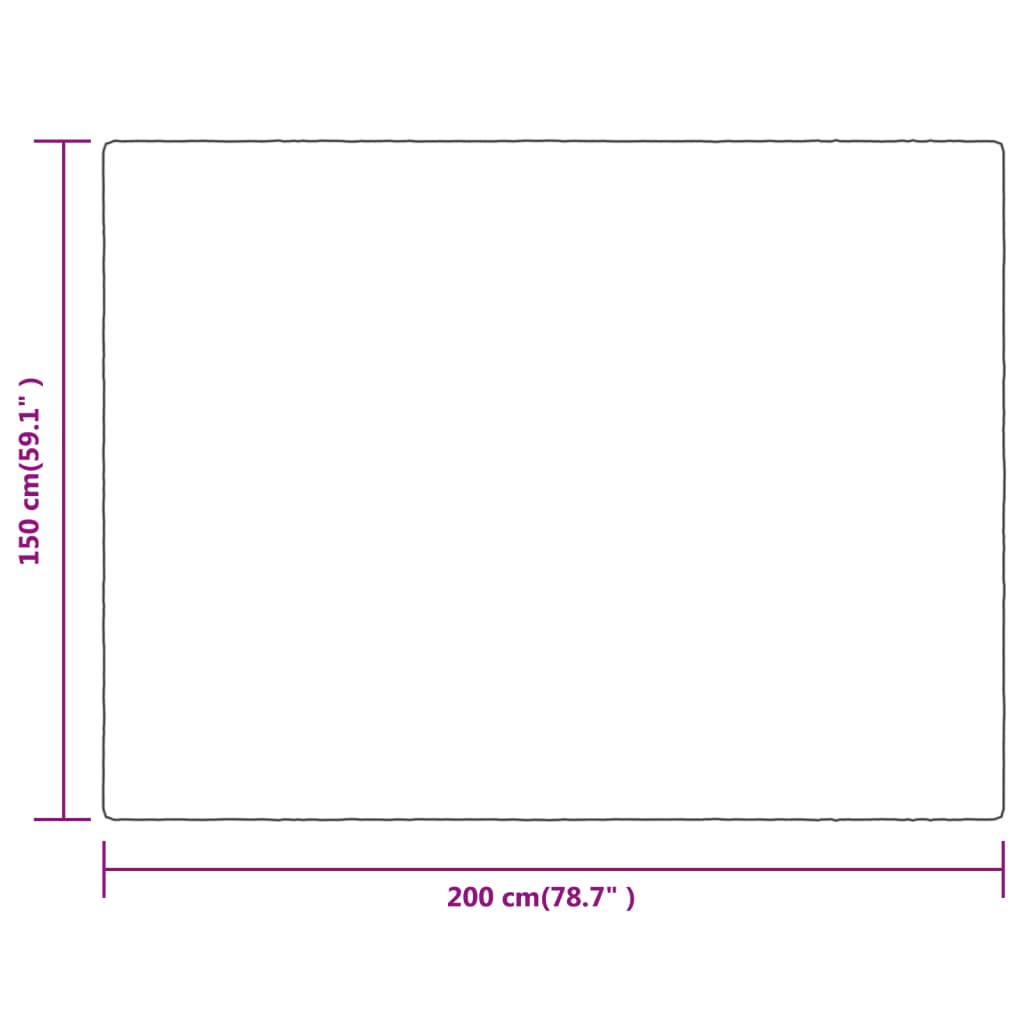 Deka boja pustinjske magle 150 x 200 cm poliesterska