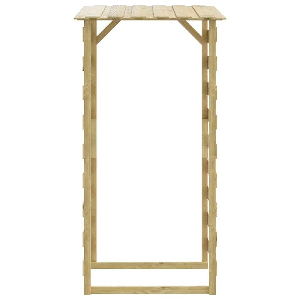 Pergole s krovom 3 kom 100 x 90 x 200 cm impregnirana borovina