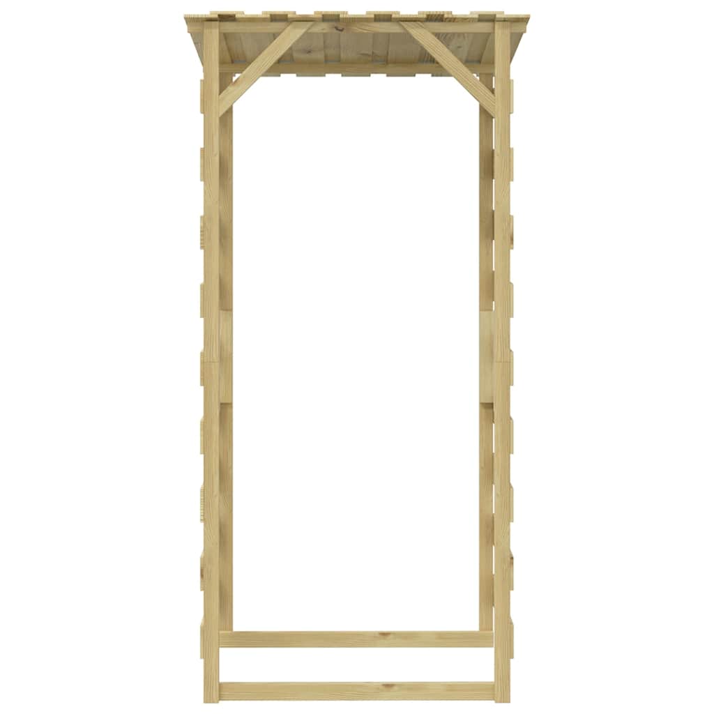Pergole s krovom 3 kom 100 x 90 x 200 cm impregnirana borovina
