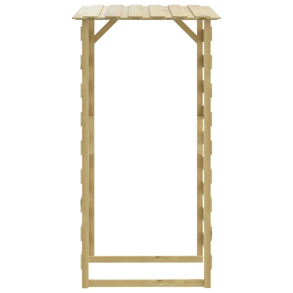 Pergole s krovom 6 kom 100 x 90 x 200 cm impregnirana borovina