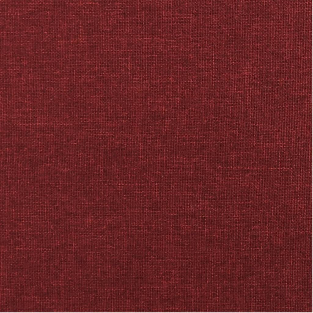 Naslonjač od tkanine crvena boja vina