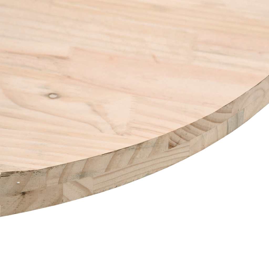 Ploča za stol Ø 30 x 2,5 cm od masivne borovine