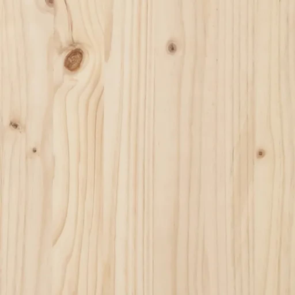 Krevet za starije osobe 75 x 190 cm mali od masivne borovine