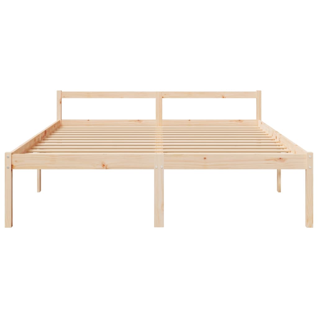 Krevet za starije osobe 200 x 200 cm od masivne borovine