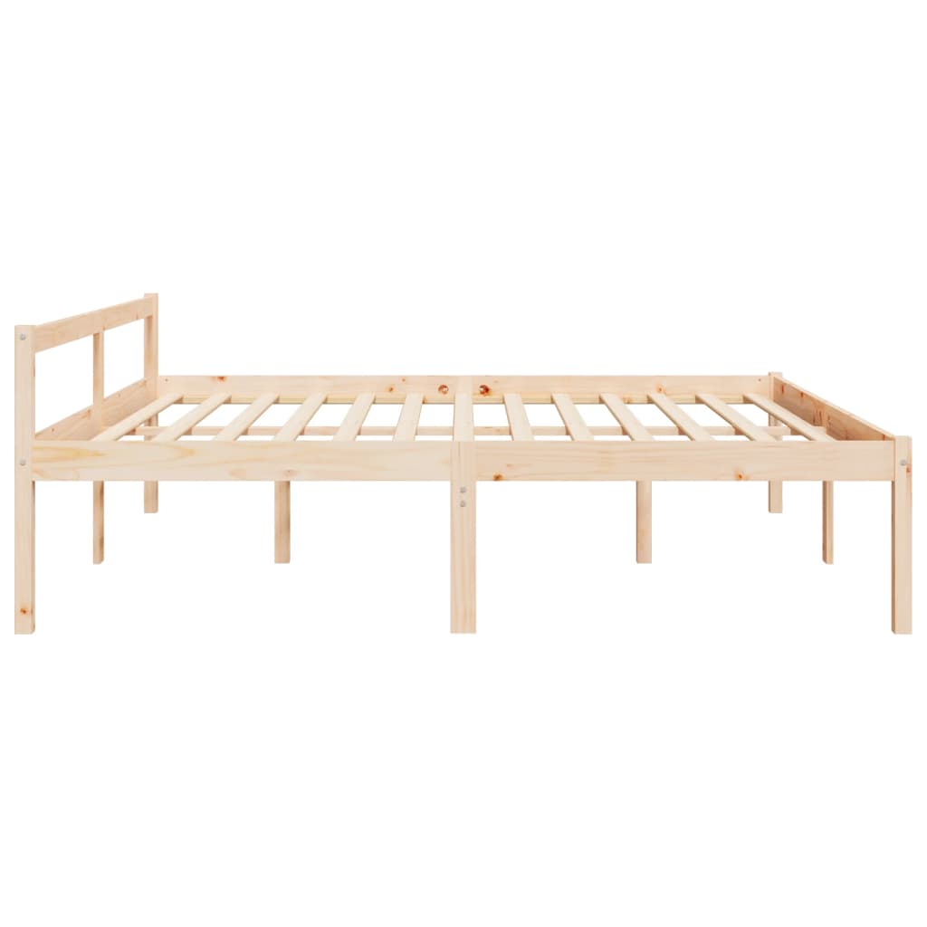 Krevet za starije osobe 200 x 200 cm od masivne borovine