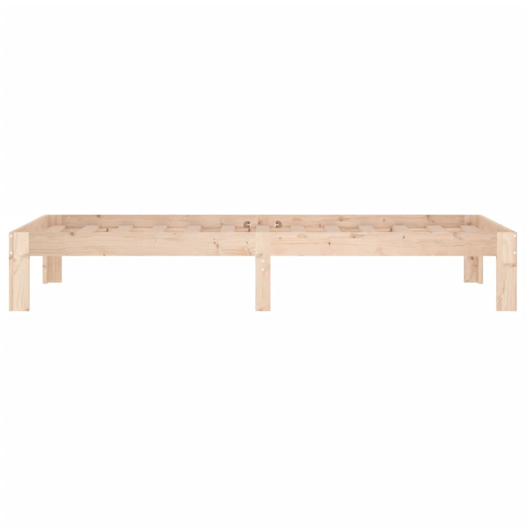 Okvir za krevet od masivnog drva 75 x 190 cm jednokrevetni
