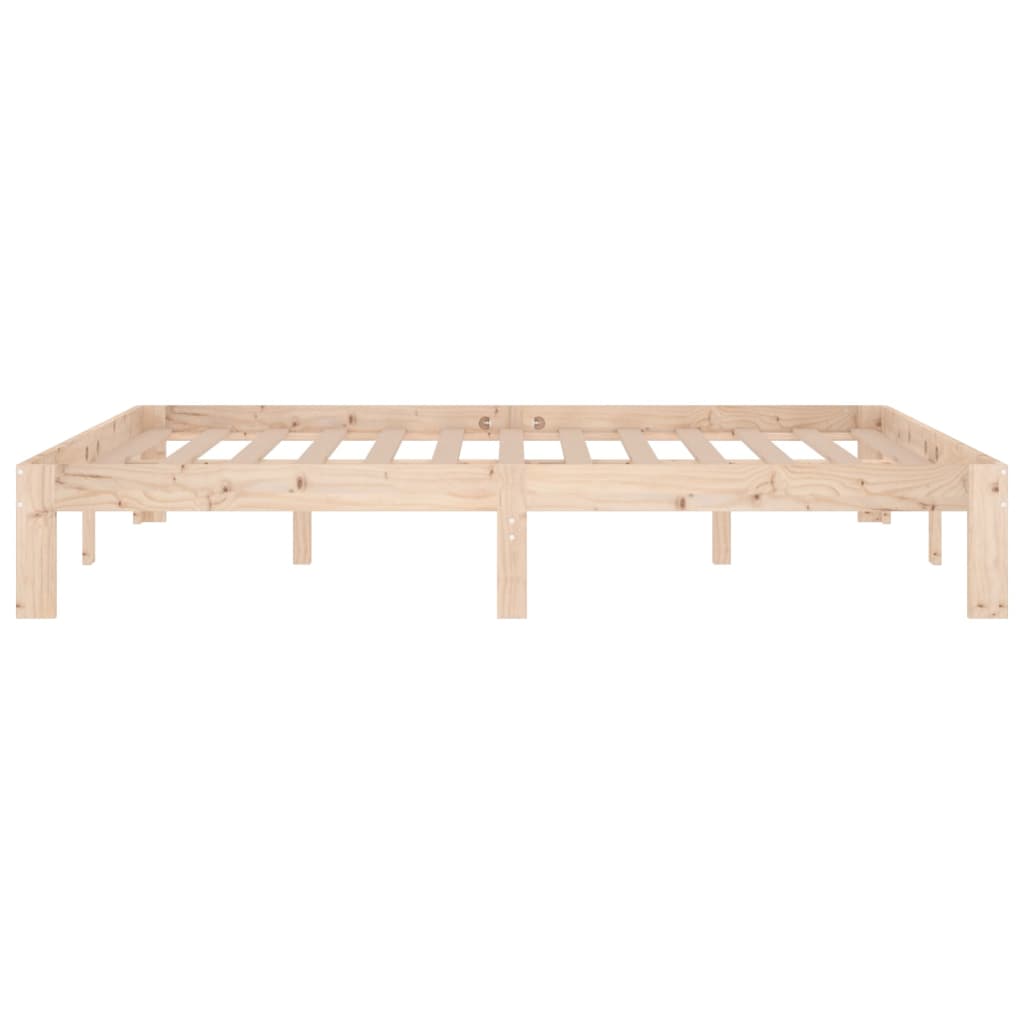 Okvir za krevet od masivne borovine 140 x 190 cm