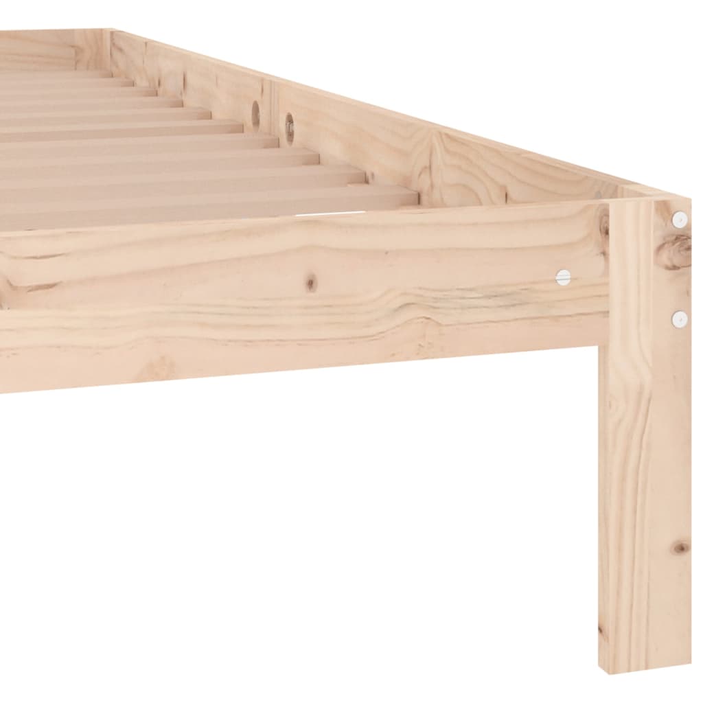 Okvir za krevet od masivne borovine 140 x 190 cm