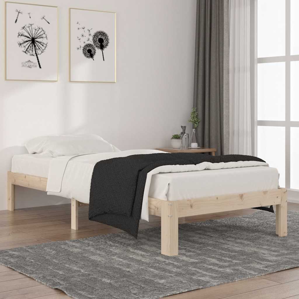 Okvir za krevet od masivne borovine 90 x 200 cm
