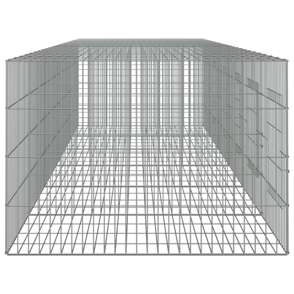 Kavez za zečeve sa 6 panela 327x79x54 cm od pocinčanog željeza