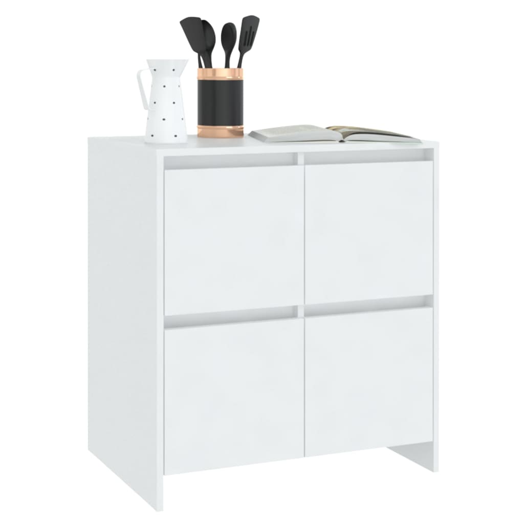Komode 2 kom bijele 70 x 41 x 75 cm konstruirano drvo