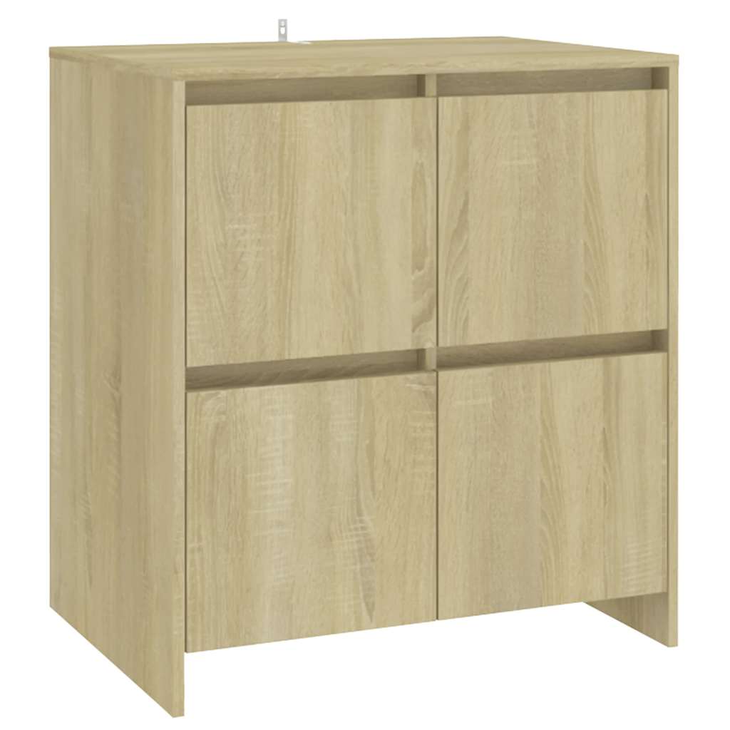 Komode 2 kom boja hrasta sonome 70x41x75 cm konstruirano drvo