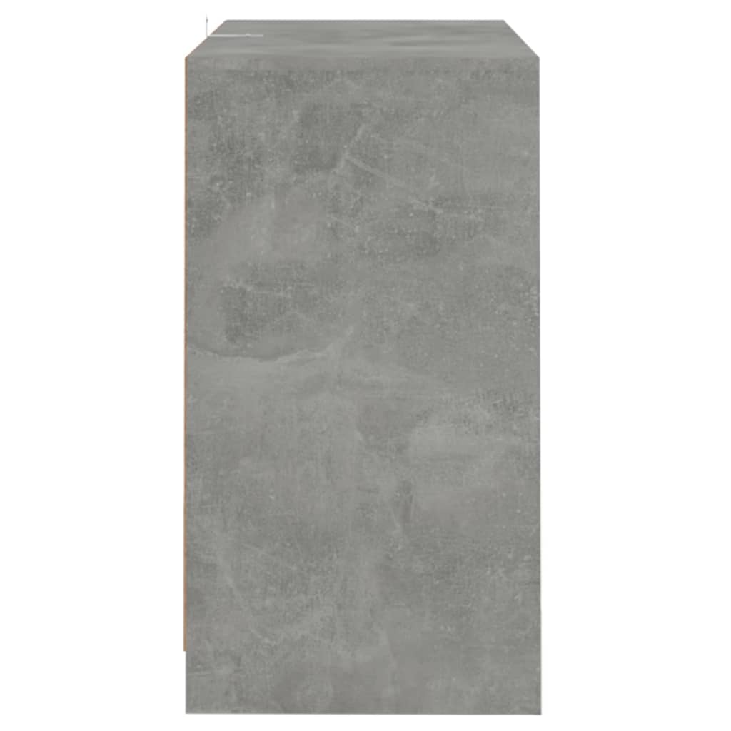 Komode 2 kom siva boja betona 70 x 41 x 75 cm konstruirano drvo