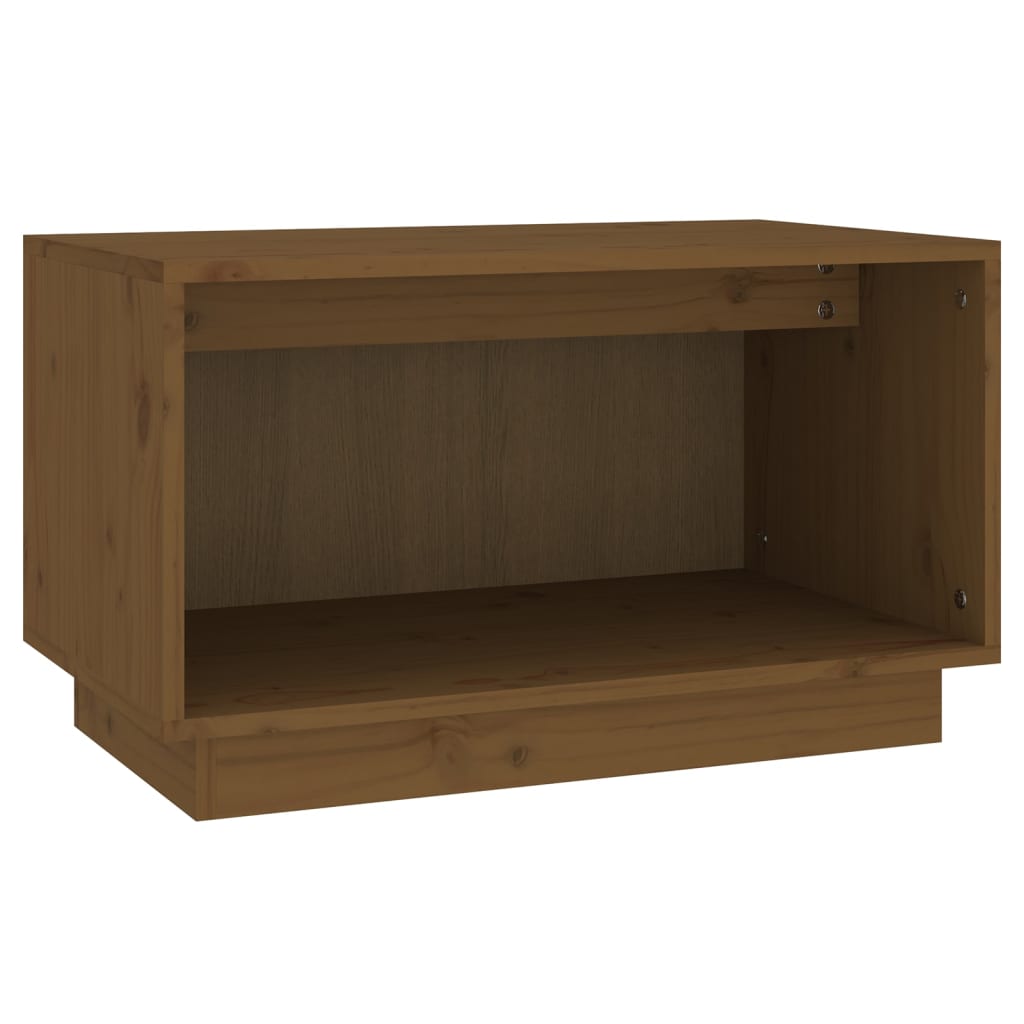 Ormarić za knjige boja meda 60 x 35 x 35 cm od masivne borovine