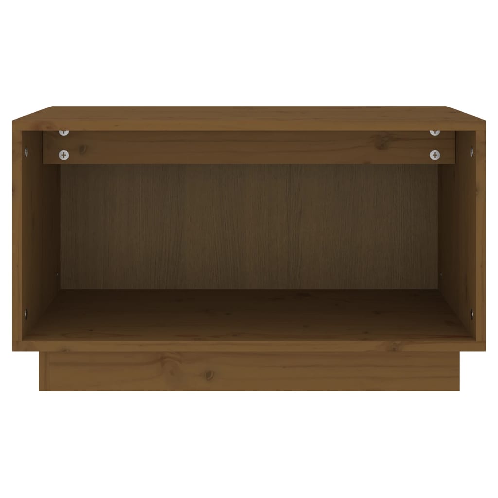 Ormarić za knjige boja meda 60 x 35 x 35 cm od masivne borovine