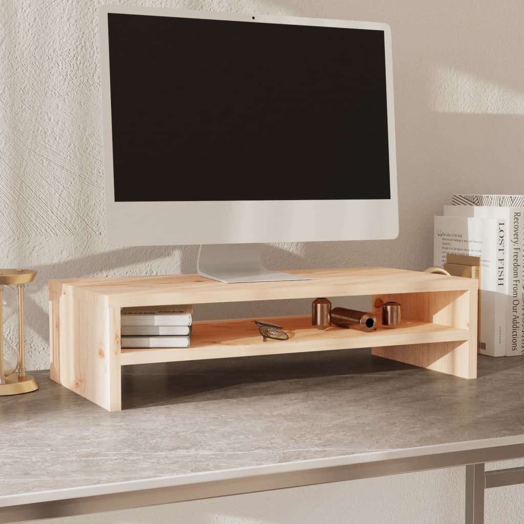 Stalak za monitor 50 x 24 x 13 cm od masivne borovine