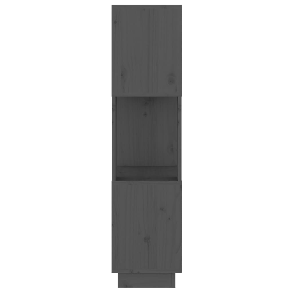 Ormarić za knjige / pregrada sivi 51x25x101 cm od borovine