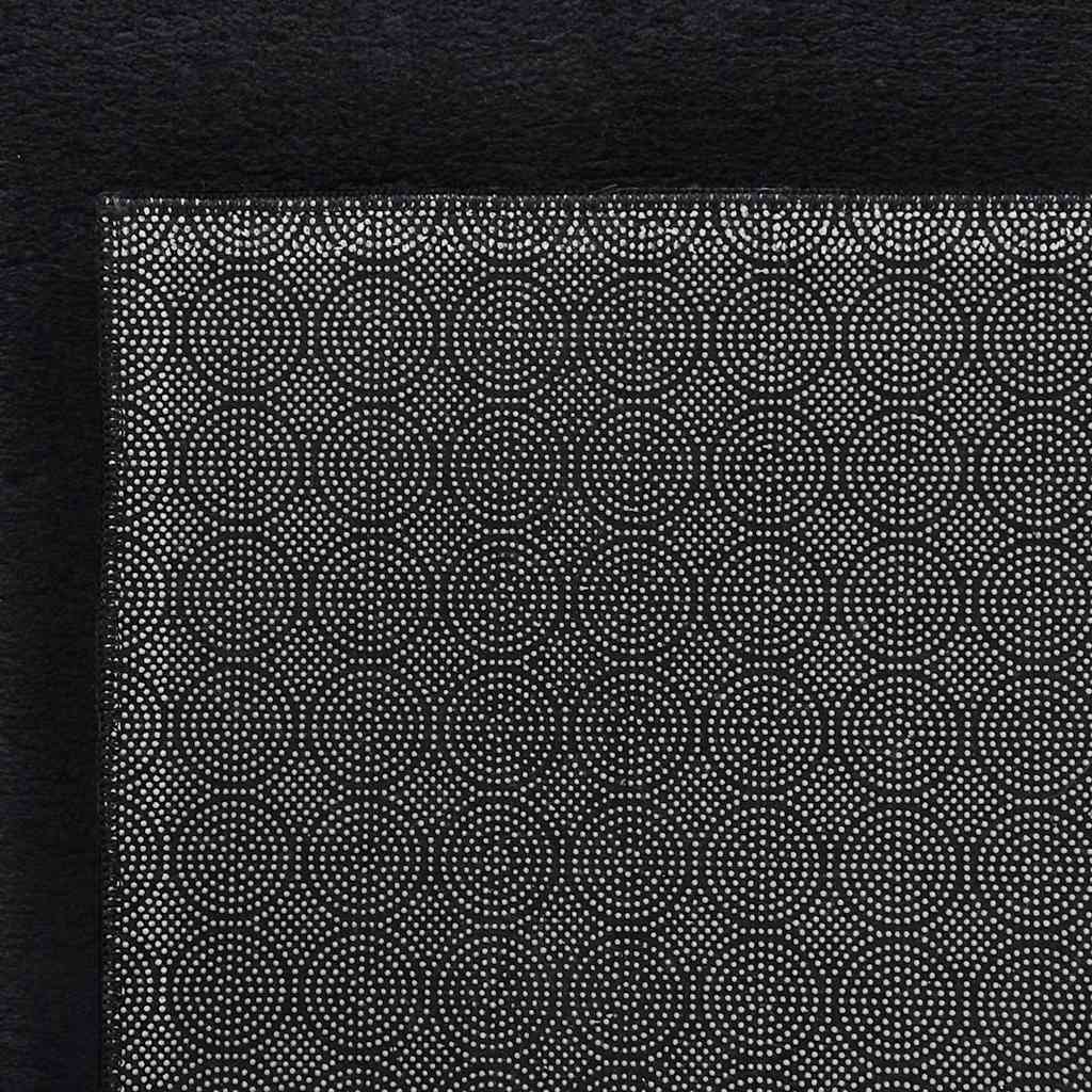 Perivi mekani pahuljasti tepih 160 x 230 cm protuklizni crni