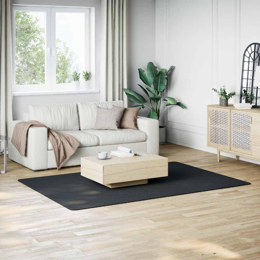 Perivi mekani pahuljasti tepih 160 x 230 cm protuklizni crni