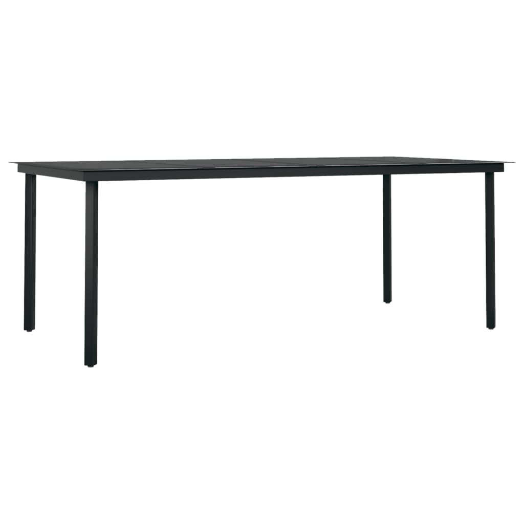 7-dijelni vrtni blagovaonski set smeđi