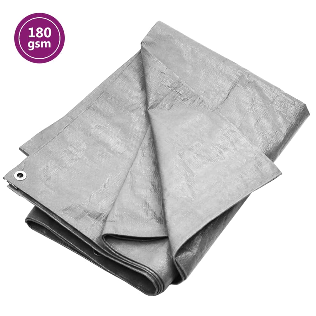 Cerada 180 g/m² 6 x 6 m siva HDPE