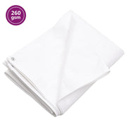 Cerada 260 g/m² 4x8 m bijela HDPE