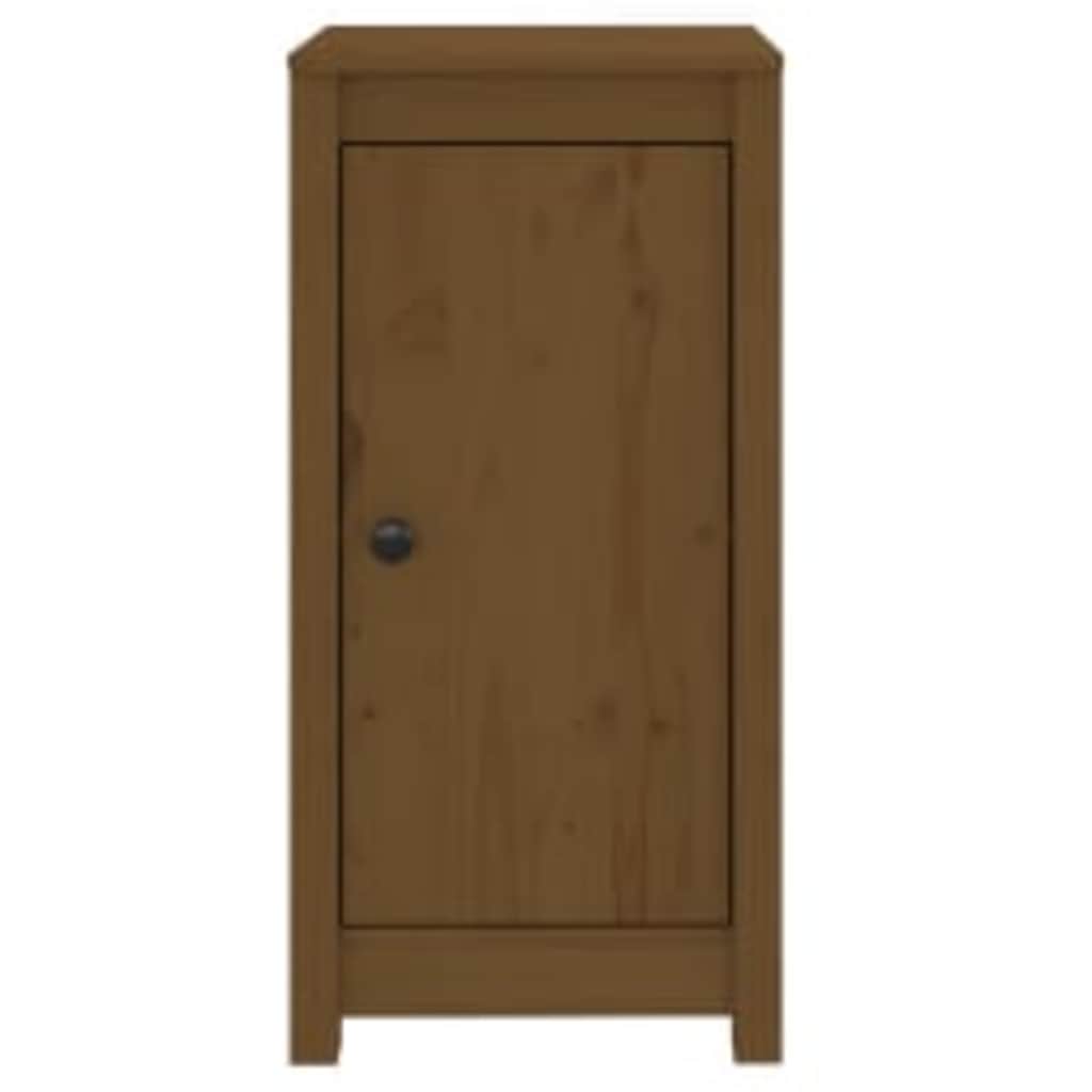 Komode 2 kom boja meda 39x35x80 cm od masivne borovine