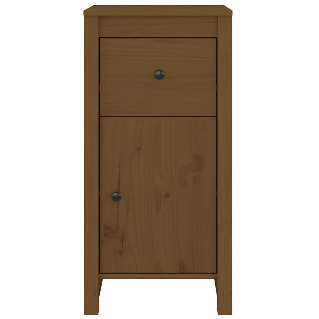 Komoda smeđa boja meda 40x35x80 cm od masivne borovine
