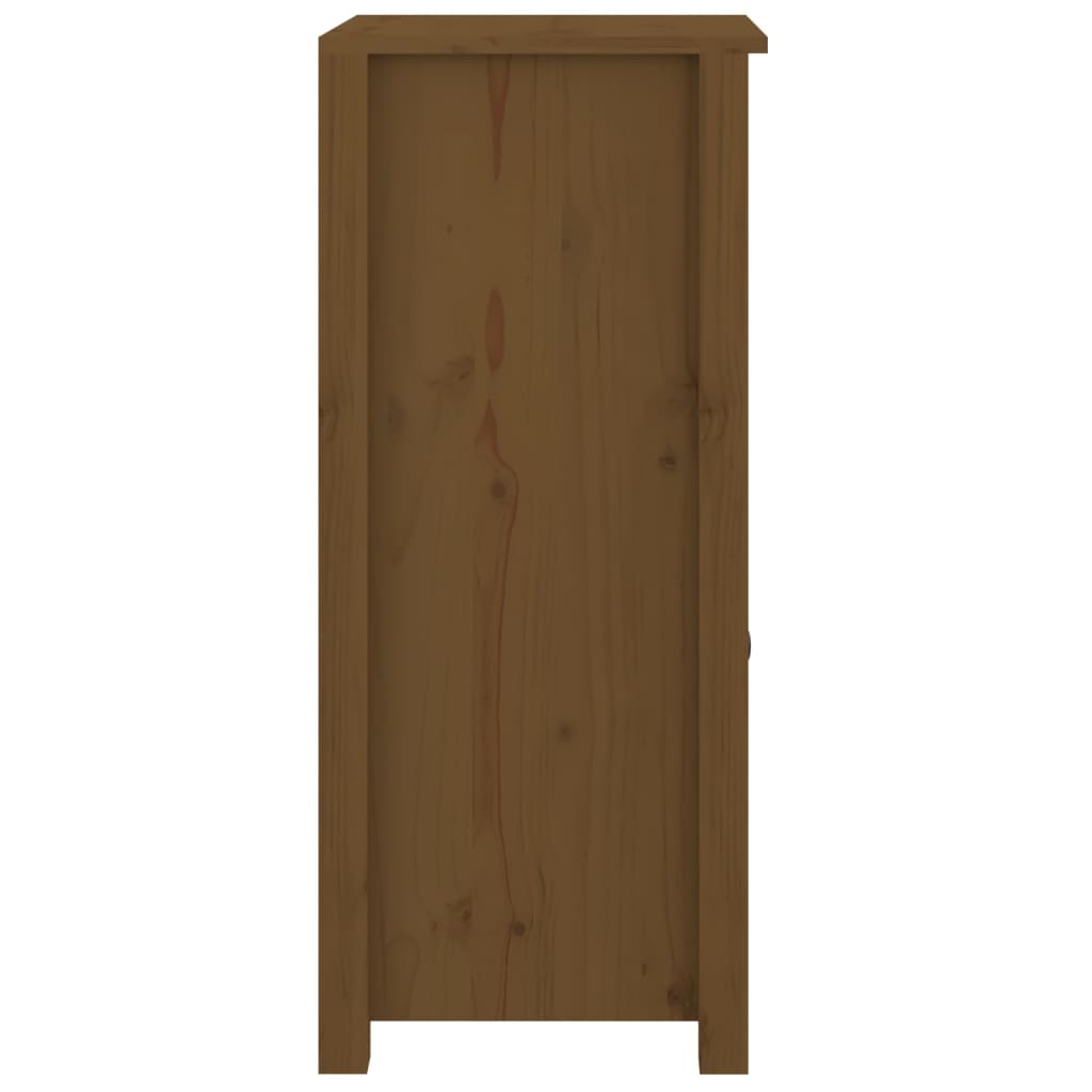 Komoda smeđa boja meda 40x35x80 cm od masivne borovine