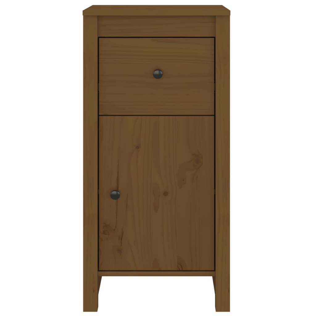 Komode 2 kom boja meda 40x35x80 cm od masivne borovine