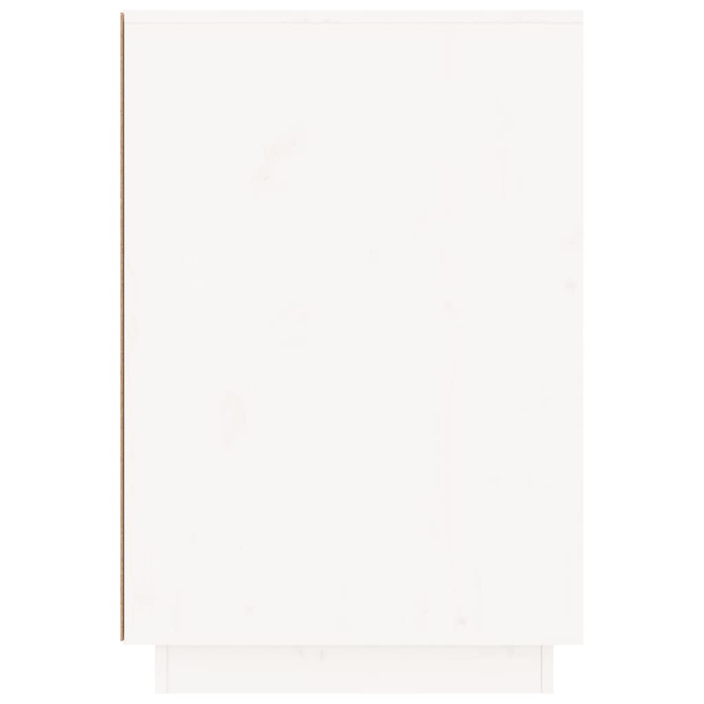 Radni stol bijeli 140 x 50 x 75 cm od masivne borovine